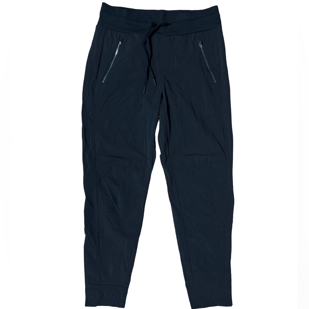 Athleta Black Track Pants Size Medium Zip Pockets
